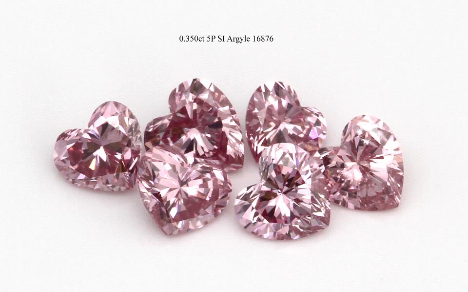 Pink heart diamonds, photo courtesy of John Mann. if you like this, follow us on 